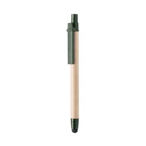 Stylo à bille écologique promotionnel, impression de logo personnalisée, tube en papier kraft, style élégant, stylet fabriqué en plastique recyclé - Product Image 5