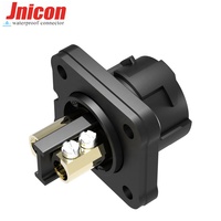Jnicon M25 2P prise femelle prise mâle connecteur Xlr étanche IP67 50A 500V connecteur électrique haute puissance connecteur de verrouillage poussoir