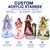 Display Akrilik Kustom dengan Foil Perak & Cetak UV Presisi Embos, Tersedia OEM & ODM, Harga Grosir Akrilik Glitter