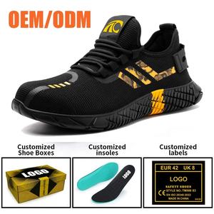 Chaussures de sécurité élégantes pour hommes Tiger Master, résistantes à l'huile et aux acides, semelle en caoutchouc antidérapante, embout en acier, <span class=keywords><strong>anti</strong></span>-perforation, design sportif - Product Image 5