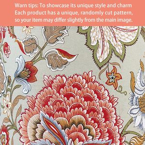 Set of 2 Classic Drum Design Floral Patterned <b>Lamp</b> <b>Shades</b> Minimalist Style Table & <b>Floor</b> <b>Lamps</b> Replacement in Stock - Product Image 4