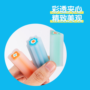 Deli Pupal Eraser VP156 Colored Clip Design For Kids School Use - Product Image 4