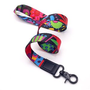 Custom Logo Nylon & Polyester Lanyards Personalized Anime Straps & Phone Wrist Straps with Sublimation Printing