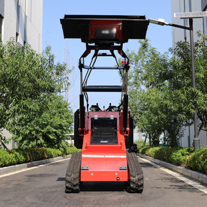 Gratis pengiriman depan 1ton <span class=keywords><strong>1000kg</strong></span> di depan Cina Skidsteer pada lampiran Mini Crawler selip Steer <span class=keywords><strong>Loader</strong></span> dengan trek - Product Image 5
