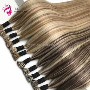 เทคโนโลยีฟิวชั่นความร้อนขั้นสูงเส้นผมจริงขนาด20นิ้วสร้างสไตล์ที่มีเสน่ห์ได้อย่างง่ายดายปลอดภัยยาวนาน - Product Image 1