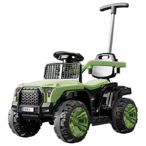 Auto Elettrica per Bambini 6V con Maniglia di Spinta, Mini Auto <span class=keywords><strong>Cavalcabile</strong></span> per Bambini - Product Image 1