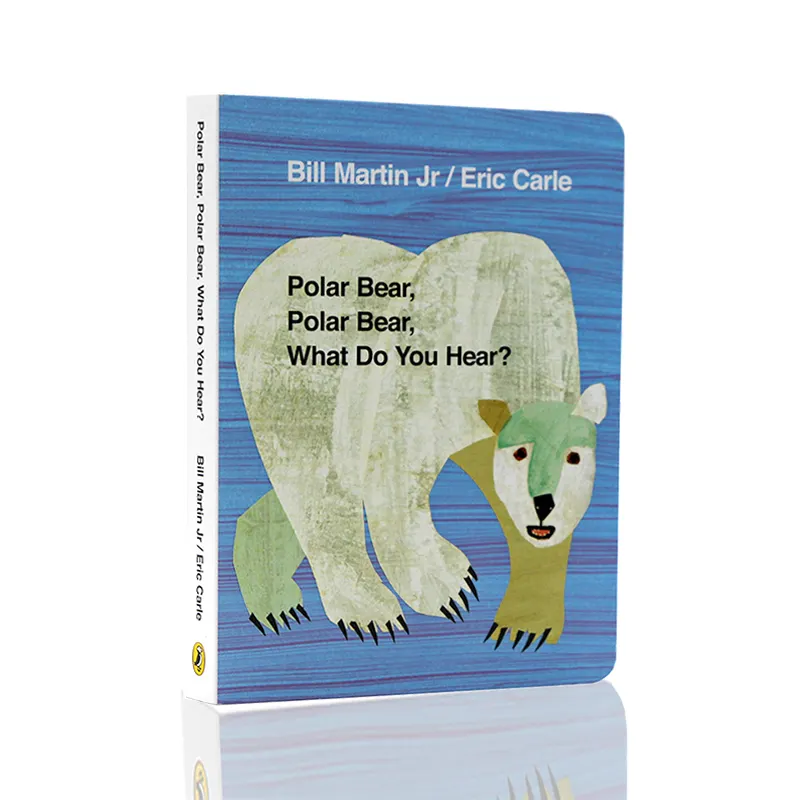 Eric Carle libro infantil Oso polar, ¿qué oyes?
