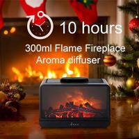 Nouvelle cheminée classique aromathérapie humidificateur Machine huile essentielle bureau Simulation flamme diffuseur d'arôme