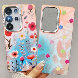 <span class=keywords><strong>Coque</strong></span> pour Samsung, nouvelle <span class=keywords><strong>coque</strong></span> de téléphone électro-plaquée au laser pour 16E 15 Pro Max pour S25 Ultra, design animal, petit motif floral - Product Image 3