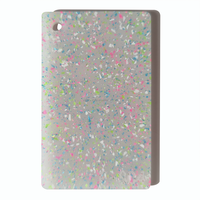 OLEG Feuille acrylique moulée de couleur pailletée personnalisée Feuille de PMMA Perspex Lucite Plaque de panneau Découpée à la taille Feuille acrylique de Perspex