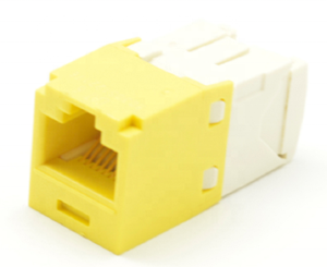 Snap-In Ethernet Dinrail Rj45 Keystone Jack CAT6 UTP 180 Độ Nữ RJ45 Modular 8p8c Cat6 Keystone Jack - Product Image 3