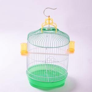 Jaula Plegable para Pájaros con Patrón de Piel de Tigre y Botón Metálico Electrochapado - Product Image 3