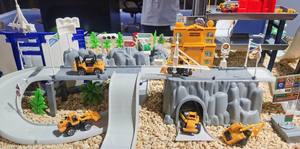 Jouets de <span class=keywords><strong>garage</strong></span> pour enfants, circuit de voitures en métal, stationnement DIY, véhicules miniatures, camion de pompiers, jouet pour enfants - Product Image 6