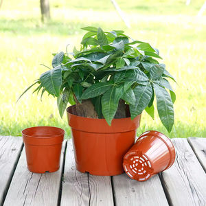 <strong>Extra</strong> <strong>Large</strong> Double Color Printed Plastic <strong>Planter</strong> - Modern Pot for Garden Floor - Product Image 3