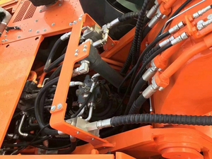 Excavatrice sur chenilles hydraulique d'occasion DOOSAN DX350, 35 tonnes, fabriquée en Corée, modèle 2022, excellent état, moteur et engrenages pour inspection vidéo - Product Image 5