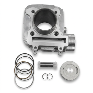 Kit de bloc-cylindre de moteur de moto TVS XL 100 BS6 de taille standard 51 mm de haute qualité avec jeu de segments de piston standard OEM - Product Image 2