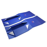 Boîte cadeau pliable en carton rigide avec impression de logo personnalisé, emballage personnalisé pour vêtements et chaussures