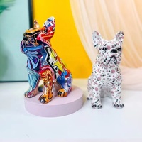 Fabricant de sculptures de chiens personnalisées, produit des décorations d'animaux en résine, figurines, cadeaux en résine, figurines d'anime, statues d'animaux