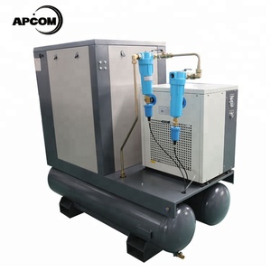 เครื่องอัดอากาศแบบสกรูโรตารี่ APCOM 7.5-22KW 8/12 บาร์ แบบอย่างติดตั้งถาวร ระบายความร้อนด้วยอากาศ ไม่ใช้น้ำมัน 380V - Product Image 5