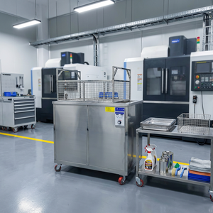 Nettoyeur à ultrasons industriel Skymen 360L, machine de nettoyage à ultrasons pour PCB, dégraissage des injecteurs métalliques, des carburateurs et des pièces de moteur - Product Image 2