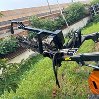 Accessoire de tranchage hydraulique fiable pour chargeuse compacte vendu au prix d'usine