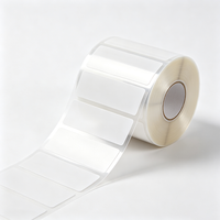 Étiquettes transparentes en PP OEM Haoxuan, autocollants adhésifs BOPP transparents, impression de qualité supérieure pour un effet d'emballage invisible