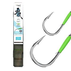 สายเอ็นตกปลาแบบตะขอคู่ Aohu 4S แบบก้านกว้าง สำหรับตกปลาคาร์พ แข็งแรงพิเศษ ใช้ตกปลาใต้พื้นน้ำในทะเลสาบ - Product Image 1