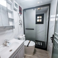 Maison préfabriquée complète en conteneur extensible de 20 pieds ou 40 pieds, deux chambres, en vente, unité d'habitation mobile, maison portable