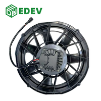 EDEV 12-Zoll 12V/24V Bürstenloser Kondensator-Axiallüfter OEM IP68 216W für Bus-Klimaanlagenkühlung