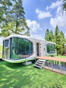 Module <span class=keywords><strong>de</strong></span> cabine compact préfabriqué à énergie solaire pour unités modulaires portables dans les jardins, les cours arrière et les sites <span class=keywords><strong>de</strong></span> camping - Product Image 4