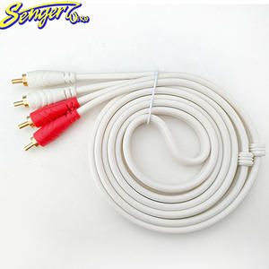 Kotak ekstensi Speaker komputer koneksi 2 hingga 2 RCA, kabel ekstensi dan pemanjang - Product Image 1