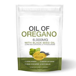 Suplementos Herbales Naturales en Cápsulas Blandas a Base de Plantas, Veganos, Sin Gluten, para el Apoyo Inmunológico y Digestivo, con Aceite de Semillas Negras y Aceite de Orégano, para un Mejor Bienestar - Product Image 1