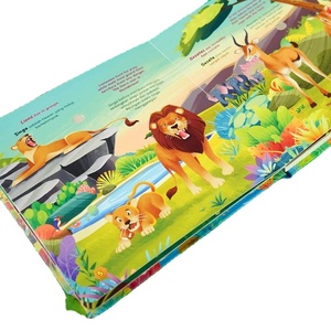 Livre sonore électronique personnalisé imprimé, livre sonore sur les <span class=keywords><strong>animaux</strong></span> <span class=keywords><strong>sauvages</strong></span> incroyables - Product Image 4