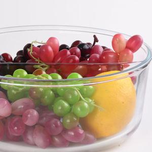 Plat à four rond de grande taille, plat à lasagne, plat à gratin en verre, ensemble de plats à four en verre, plat à salade en verre à deux côtés - Product Image 1