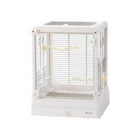 Cage à perroquets panoramique pliable en fer massif, simple, pour l'intérieur et l'extérieur, disponible