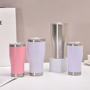 20oz 30oz 40oz Curve Tumbler Stainless Steel <b>Double</b> <b>Wall</b> Vacuum Insulated Mug with Lid Straw Gift <b>Box</b> - Product Image 3