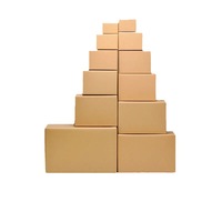 Emballage recyclable de bonne qualité avec impression personnalisée envoi mobile de cartons d'expédition à double paroi emballés à plat