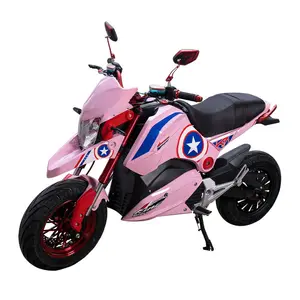 Factory Moto racing high speed 65-120km/h adult driving off-road bike electric motorcycle for delivery