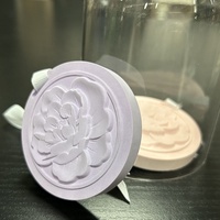 Diffuseurs d'huiles essentielles portables en argile, motif pivoine colorée, écologiques et personnalisables pour la maison