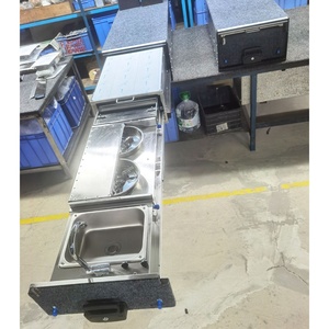 Cocina Universal para Camionetas 2026 de Nuevo Diseño con Expansión de Almacenamiento, Estufas, Fregadero y Cajón de Cocina para Campismo 4x4 - Product Image 3