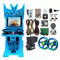 Kit simulateur de course 2 joueurs, carte mère de jeu d'arcade avec joystick, pièces de machine de course à monnayeur