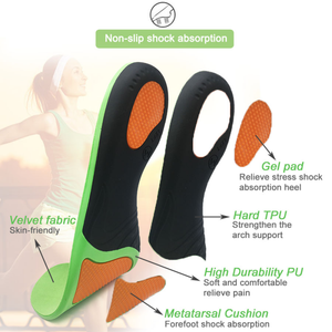 Best EVA Orthopedic Shoes Sole Insoles for Feet Arch Foot Pad O Type Leg Correction Flat Foot Arch Support Sports Shoes Insert - Product Image 4