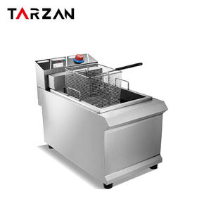 <span class=keywords><strong>Friteuse</strong></span> commerciale, en acier inoxydable, avec deux paniers, pour poulet frit, KFC, pommes de terre - Product Image 6