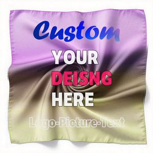 Pañuelo de Seda con Impresión Personalizada, Pañuelo de Seda para Mujer, Personalización de Pañuelos de Seda, Compra al por Mayor de Fábrica, Proveedor de Accesorios de Moda - Product Image 3