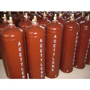 Professionele Industriële Opgeloste Acetyleengassen Cilinders Hoge Druk 40l Acetyleencilinder