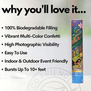 سعر الجملة محمول باليد 80 ، لا ألعاب نارية قابلة للتحلل الحيوي الزفاف مطلق النار حلويات - Product Image 4