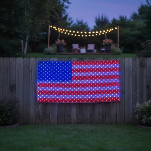 Guirlandes lumineuses LED en plastique pour la fête de l'Indépendance américaine, décoratives, IP44, avec alimentation AC 24V, lumières du 4 juillet pour dîner à thème - Product Image 5