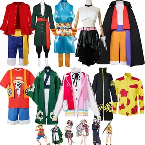 Disfraz de Cosplay de una pieza para mujer, camisa de Uta Luffy, traje de Cosplay de Anime Doflamingo Law Zoro Sanji