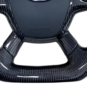 Volant <span class=keywords><strong>sport</strong></span> en cuir et fibre de carbone personnalisé pour Mustang Focus ST <span class=keywords><strong>Fiesta</strong></span> Mk2/<span class=keywords><strong>Mk3</strong></span> Ranger Raptor - JHR TUNING - Product Image 5