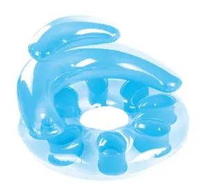 Aufblasbarer Pool-Liegestuhl mit Getränke halter und Kopfstütze für aufblasbare PVC-Pools chw immer für Erwachsene